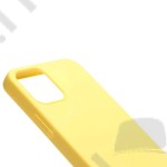 Tok telefonvédő TJ gumi tpu Apple iPhone 12 Pro tok sárga